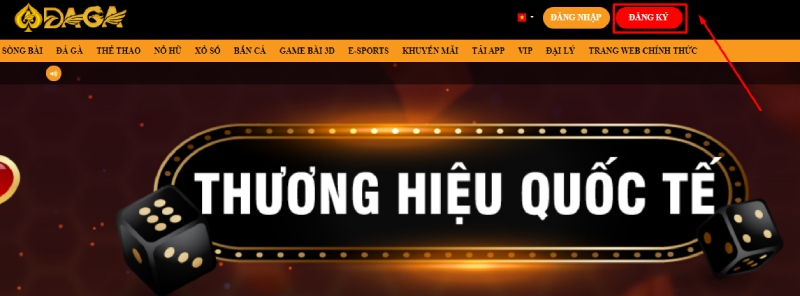 Nhập thông tin đăng ký daga chính xác 