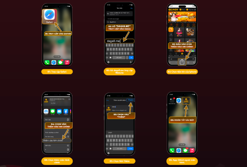 Hướng dẫn tải app Daga cho iOS