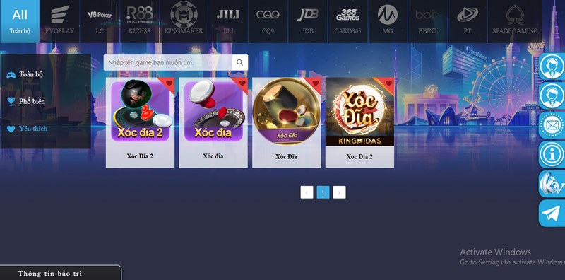 Xóc đĩa trở thành tựa game cá cược đình đám tại mọi nhà cái